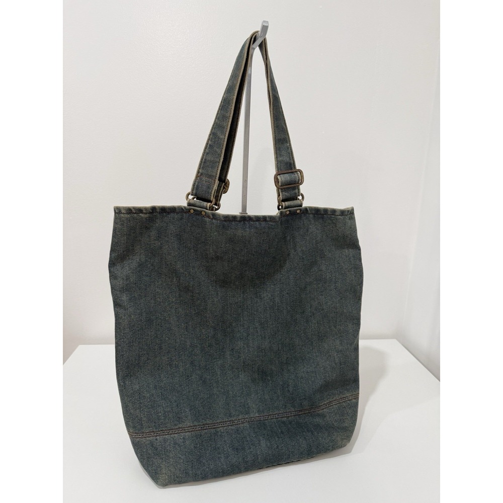 GAP VTG 2002 Denim Tote Bag Y2K Unisex Adjustable Strap